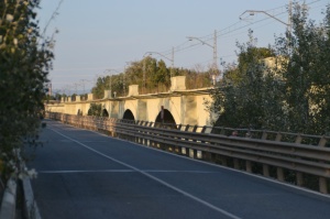 Puente sobre el Río Aragón, en Marcilla.