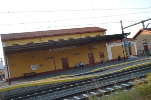 Estación de Villafranca. En funcionamiento.
